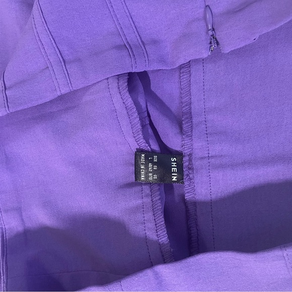 High waisted purple pants from Shein size 30 - Picture 6 of 7